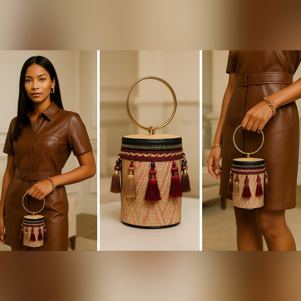 Wooven Tassel Women's Purse